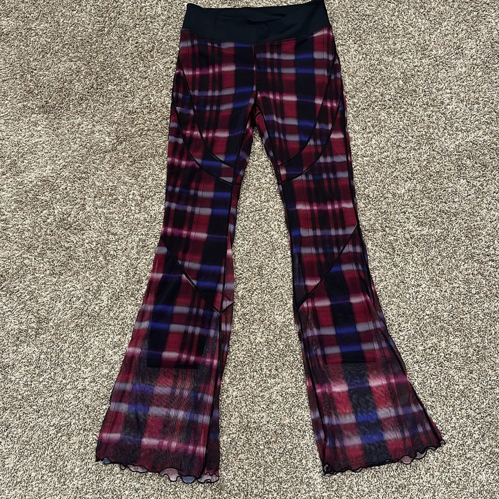 Free People See You Through Printed Flare Pants - Picture 5 of 6